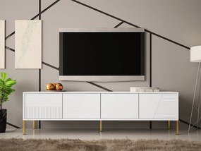 Dulap TV Meretoza 06 (Alb + auriu) . 1106238