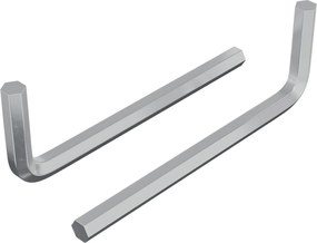 vidaXL Cheie Hexagonală 2 pcs Argintiu 32 x 86 mm Oțel