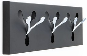 Cuier de perete Tomasucci New Bin, negru