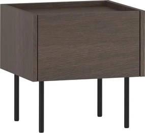 Noptieră Dunari cu sertar 45 cm - stejar dunin
