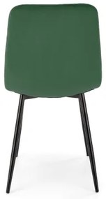 Scaun de dining ORIS, 1 buc., verde închis