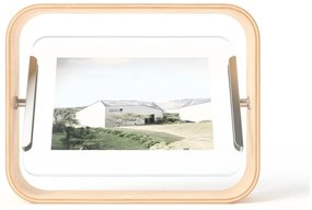 Ramă foto în culoare naturală din lemn 19x24 cm Bellwood – Umbra