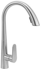 Baterie de bucătărie REA Ross BRUSH NICKEL INOX