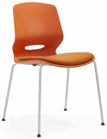 Scaun de birou ergonomic, fix cu picioare metalice , design modern și elegant ,calitate premium ,dimensiuni 400*440*835 mm