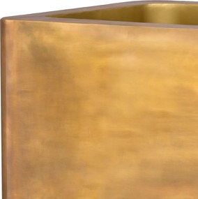 Ghiveci, Vas decorativ din otel inoxidabil Jasper 70x70cm