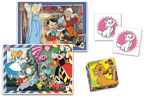 Disney Classics Magical Colecție de Jocuri 4-în-1 Clementoni