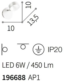 Aplica LED directionabila OBY AP1 196688