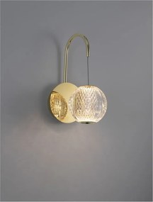 Aplica LED de perete moderna design elegant IP44 BRILLANTE