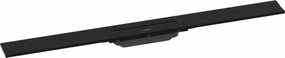Capac pentru rigola de dus Hansgrohe RainDrain Flex ajustabil negru mat 90 cm