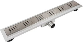 Set rigola pentru dus plus capac 60 cm Balneo Decor Next Drops inox periat