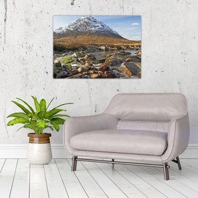 Tablou - Munte cu râu (70x50 cm)