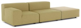 Canapea de grădină de design Kartell Liberty cu puf OBI CHECK — stil și confort pe terasa ta Culoare: galben