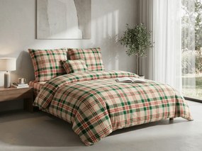 Lenjerie cocolino WINTER PLAID colorat Dimensiune lenjerie de pat: 70 x 90 cm | 140 x 200 cm