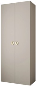 Dulap de haine 100 cm Carmela 50-1 (Cașmir + Auriu). 1126680