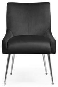 Scaun Sizar negru/silver – H86 cm