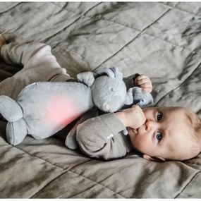 Pluș de îmbrățișat cu sunete și lumină Moonie iepuraș sky