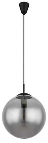 Pendul modern Joel negru, fumuriu 30cm