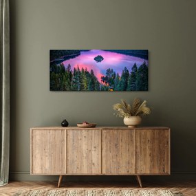 Tablou - Lacul Tahoe, Sierra Nevada, California, SUA (120x50 cm)