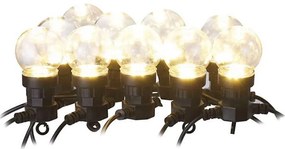 Lanț LED decorativ de exterior 10xLED/10m IP44 transparent