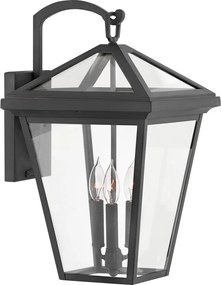 Quintiesse QN-ALFORD-PLACE2-L-MB - Aplică de perete pentru exterior ALFORD L 3xE14/40W/230V IP44