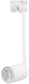 Lustră pe tijă pentru sistem de șină TOP 1xGU10/10W/230V alb