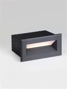 Spot LED incastrabil iluminat exterior ambiental IP54 VIVION negru