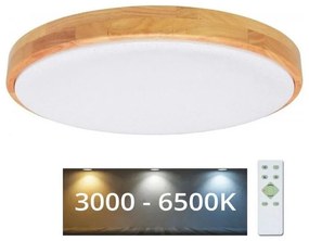 Plafonieră LED dimabilă Ecolite WLD400-24W/LED/SD LENA LED/24W/230V + telecomandă