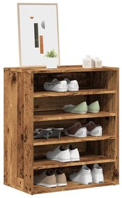 vidaXL Pantofar, lemn vechi, 60x35x70 cm, lemn prelucrat