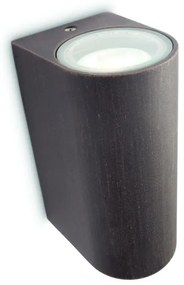 Philips 17102/86/PN - Aplică perete exterior NIGHTINGALE 2xGU10/35W/230V