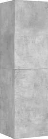 vidaXL Comodă TV, gri beton, 30,5x30x110 cm, lemn prelucrat