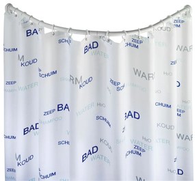 Șină de duș universală, 80 x 80/90 x 90 cm, alb, WENKO