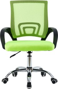 Scaun de birou, verde/negru, DEX 4 NEW