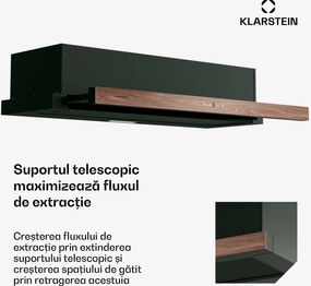 Klarstein Hota ZenFusion, debit de aer 400 m³/h, EEK A, extragere/recirculare, 3 niveluri, silențioasă