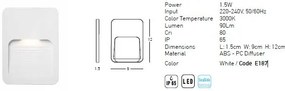 Spot LED de exterior iluminat ambiental IP65 Nona