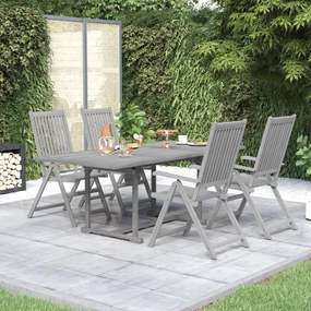 3079647 vidaXL Set mobilier de grădină, 5 piese, lemn masiv de acacia