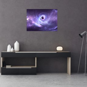 Tablou pe sticlă - Universul (70x50 cm)