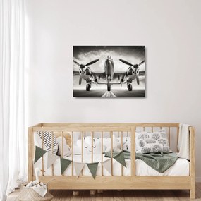 Tablou pe sticlă - Warbird (70x50 cm)