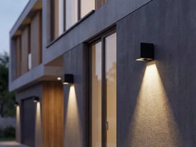 Kanlux REKA 28996-LED — Aplică LED solară de perete, 3W, 230V, 3000/4000/6500K, IP65, negru