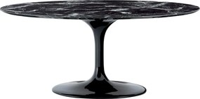 Masa design LUX Solo Oval 170x110cm, negru 112051 HZ