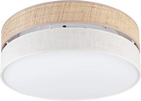 Plafonieră SIRJA BOHO, 2x E27, 15W/230V, Ø 45 cm, bej/crem