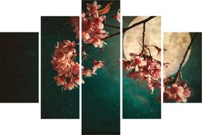 Tablou - Sakura în luna plină (150x105 cm)