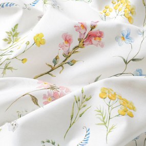 Goldea față de masă 100% bumbac deluxe - primăvară înflorită 80 x 80 cm
