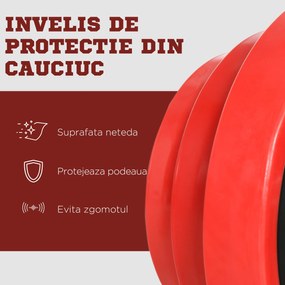 HOMCOM Set Greutăți 40KG pentru Gantere Ajustabile Antrenament Sport Acasă | Aosom Romania