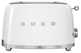 Prajitor de paine Smeg TSF01WHEU, 950 W, alb, retro