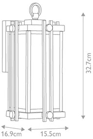 Aplică de exterior GOLDENROD 1xE27/100W/230V IP44 Quoizel