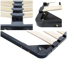 Somieră metalică Parul V (negru). 1069586