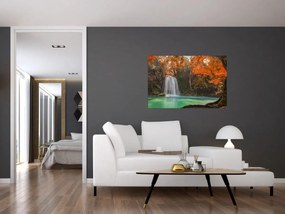 Tablou - Cascadă în Thailanda (90x60 cm)