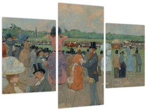Tablou - Jean-Louis Forain, The Races at Longchamp, reproducere (90x60 cm)