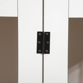 PawHut Cușcă pentru câini, Cușca pentru animale de companie pentru câini mari, Casă pentru câini, Interior, 106 x 60 x 76 cm, Stejar+Alb | Aosom Romania