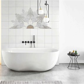 Cada freestanding Florida Aura 170x73 cm finisaj alb lucios